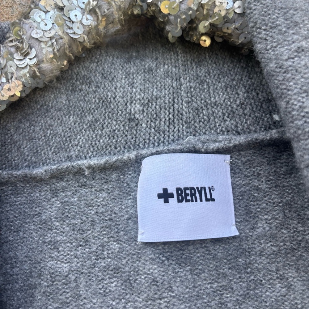 Beryll Cocoon Cardigan | Gray - +Beryll Worn By Good People - Picture 3 of 8